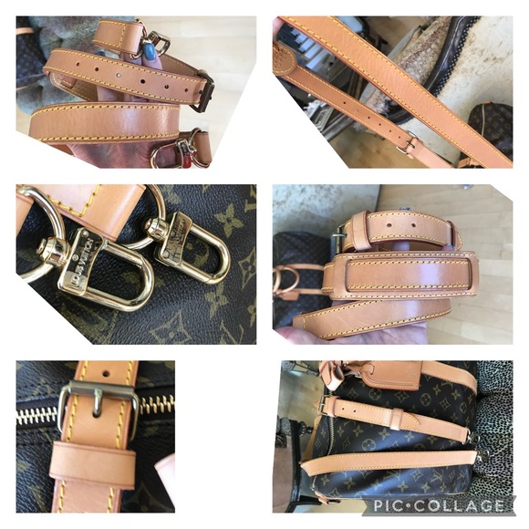 Exquisite Louis Vuitton Keepall Bandoliere 55 Travel Bag Suitcase Carry On - Picture 14 of 17